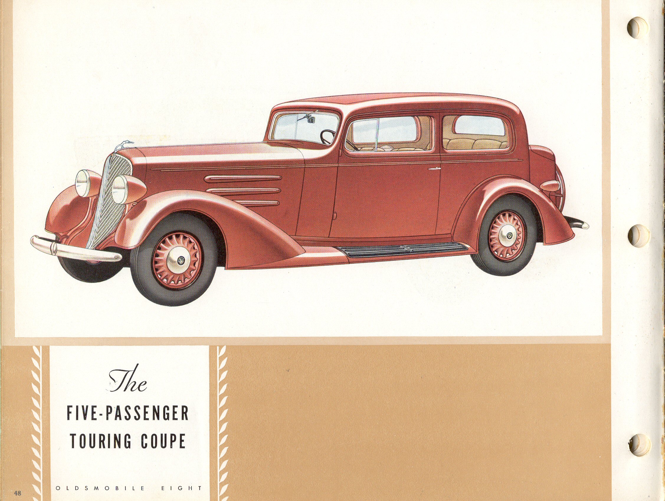 1933 Oldsmobile Motor Cars Booklet Page 106